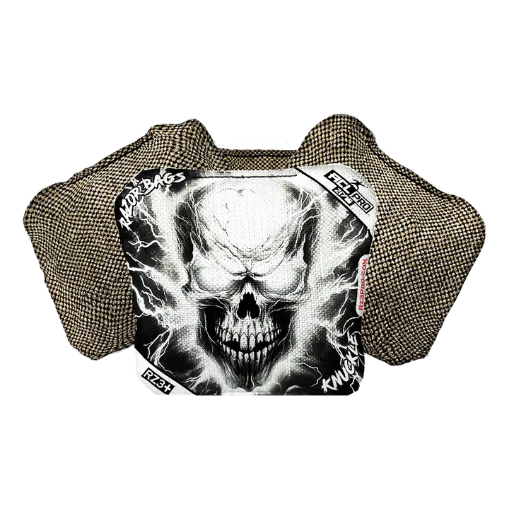 Knuckle | Skull Lighting Strike | ACL PRO Razor Cornhole Bags