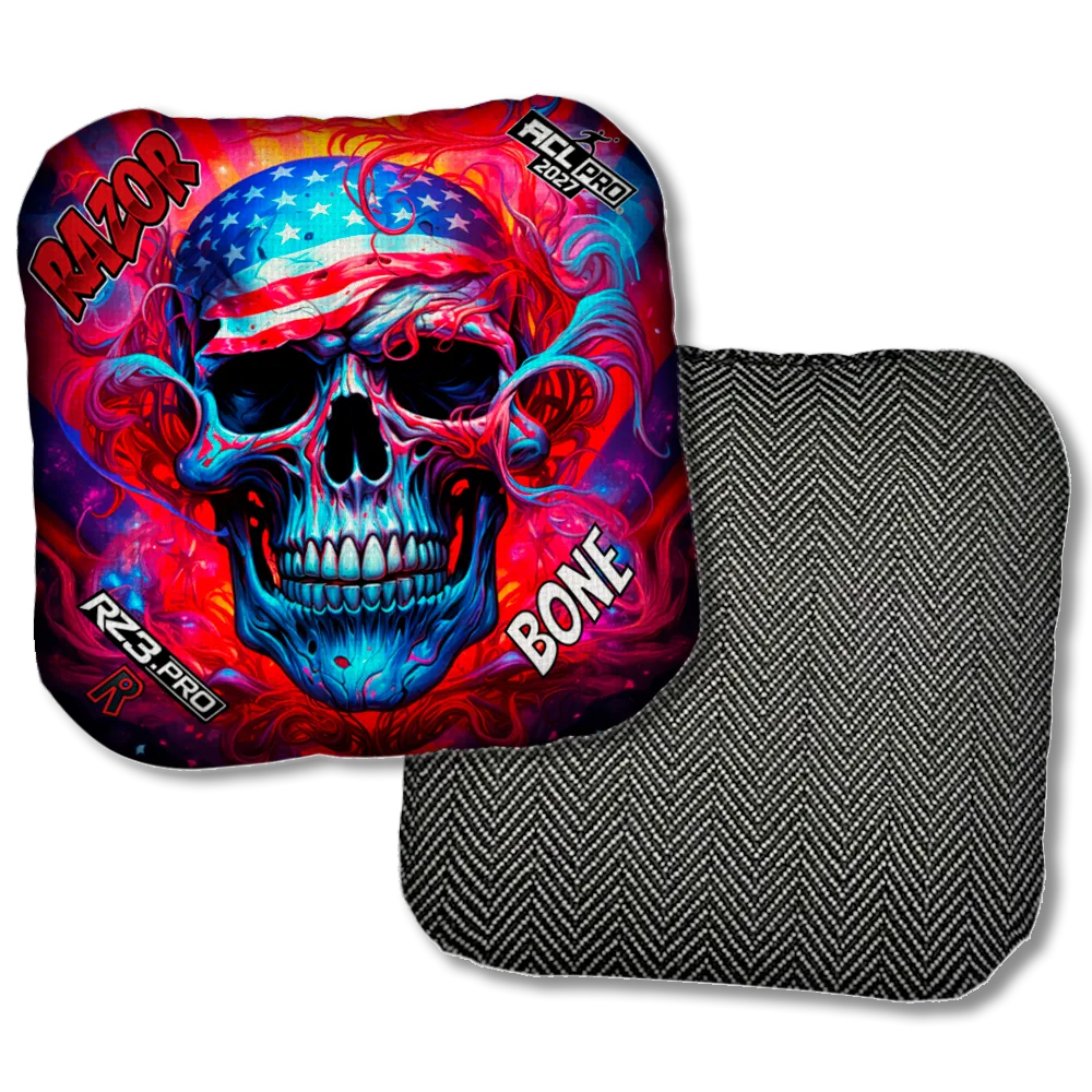 Bone PRO Skull Merica Black Back Product View