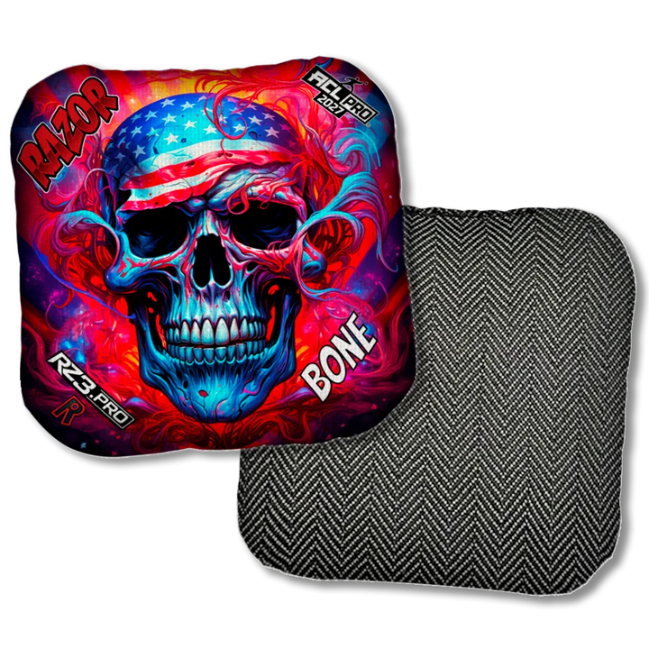 Bone PRO Skull Merica Black Back Product View
