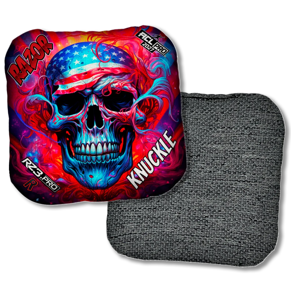 Knuckle PRO Skull Merica Black Back Product View