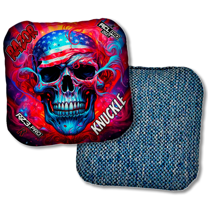 Knuckle PRO Skull Merica Blue Back Product View