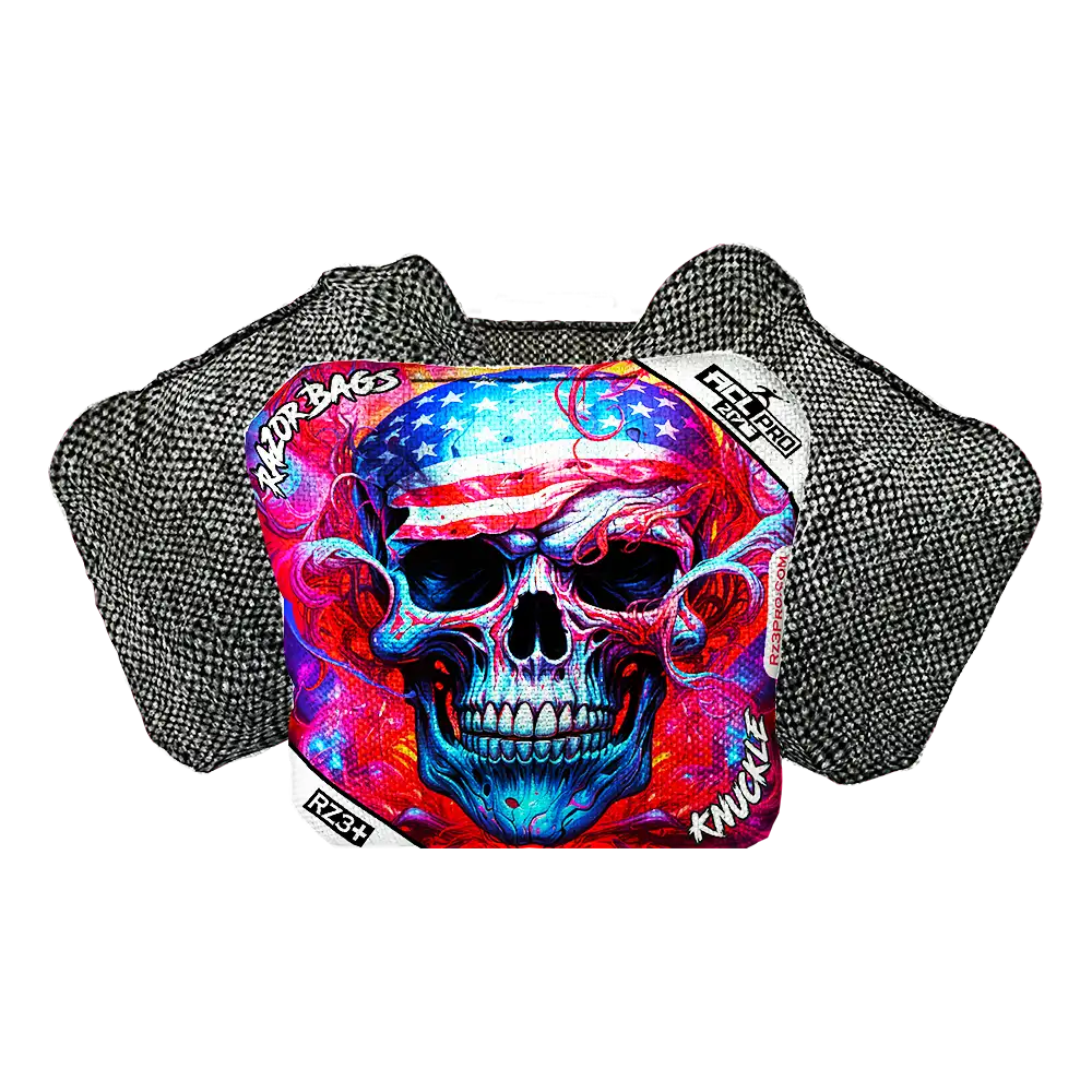 Knuckle | Skull Merica | ACL PRO Razor Cornhole Bags