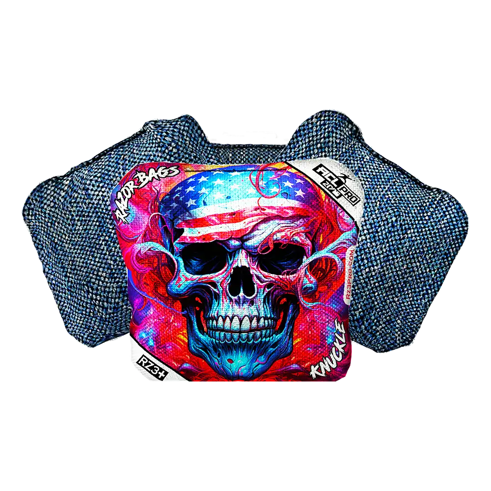 Knuckle | Skull Merica | ACL PRO Razor Cornhole Bags