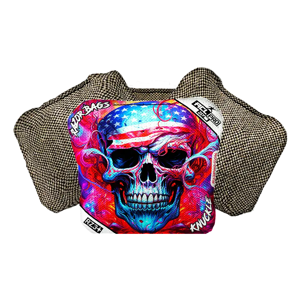 Knuckle | Skull Merica | ACL PRO Razor Cornhole Bags