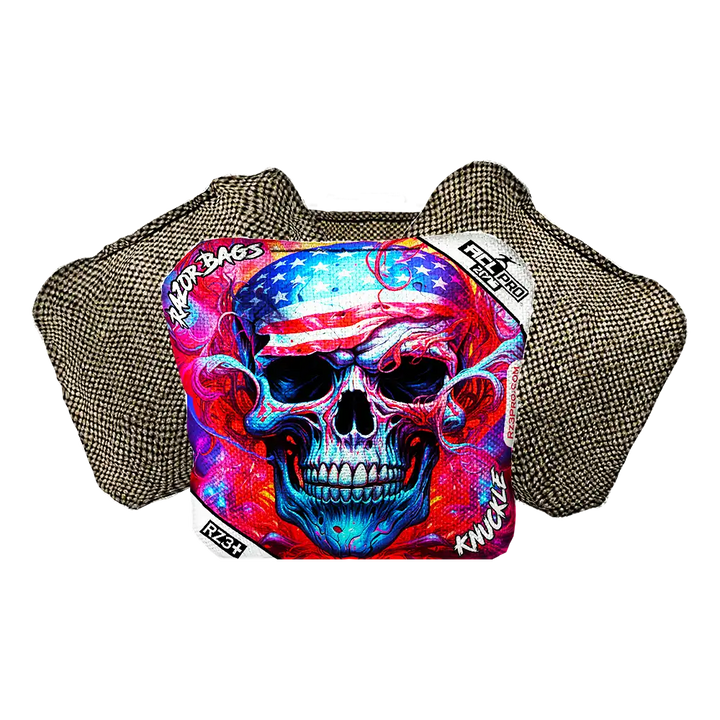 Knuckle | Skull Merica | ACL PRO Razor Cornhole Bags