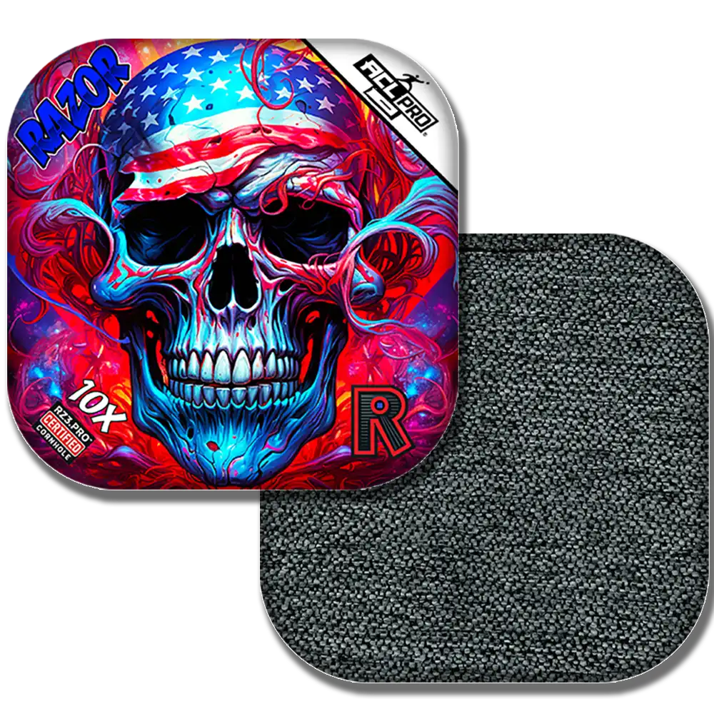 10X | Skull Merica | ACL PRO Razor Cornhole Bags