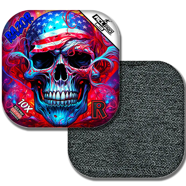 10X | Skull Merica | ACL PRO Razor Cornhole Bags