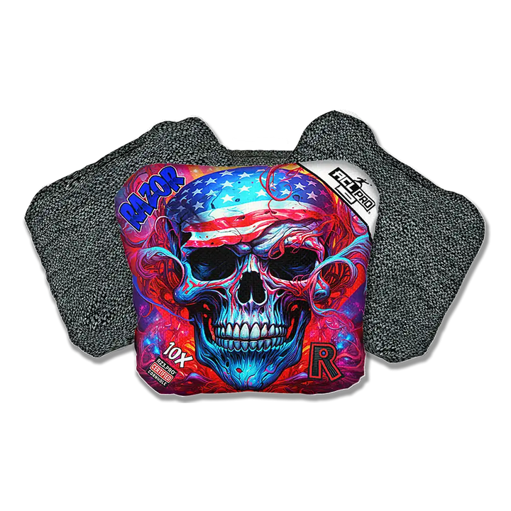 10X | Skull Merica | ACL PRO Razor Cornhole Bags