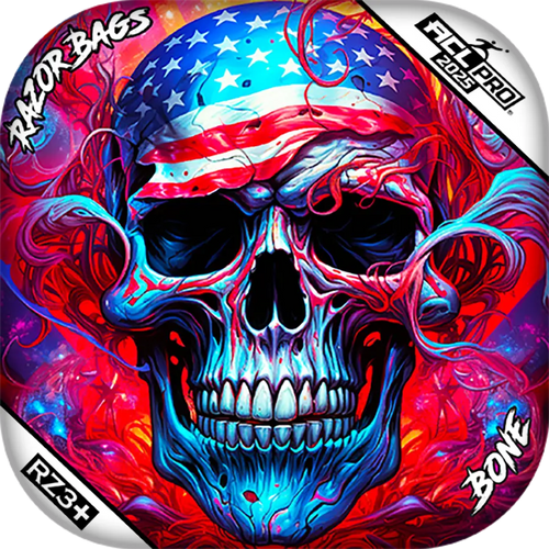 Bone | Skull Merica | ACL PRO Razor Cornhole Bags