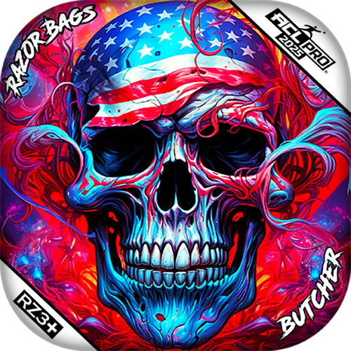 Butcher | Skull Merica | ACL PRO Razor Cornhole Bags