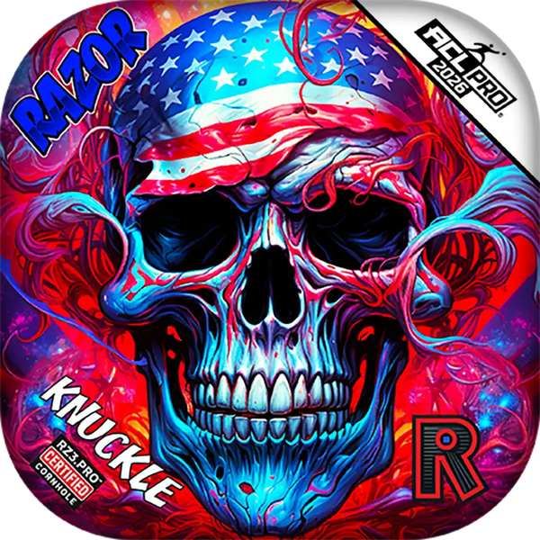 Knuckle PRO | Skull Merica | ACL PRO Razor Cornhole Bags