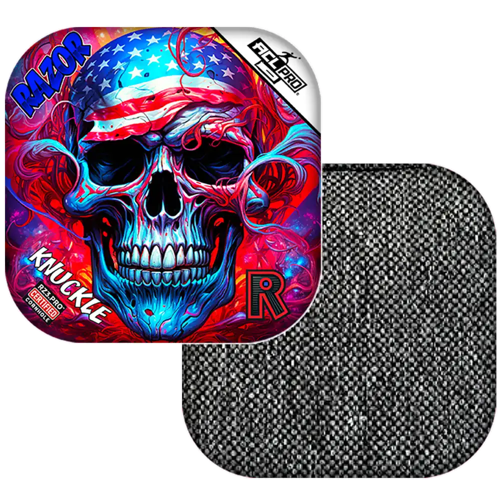 Knuckle | Skull Merica | ACL PRO Razor Cornhole Bags