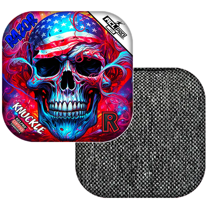 Knuckle | Skull Merica | ACL PRO Razor Cornhole Bags