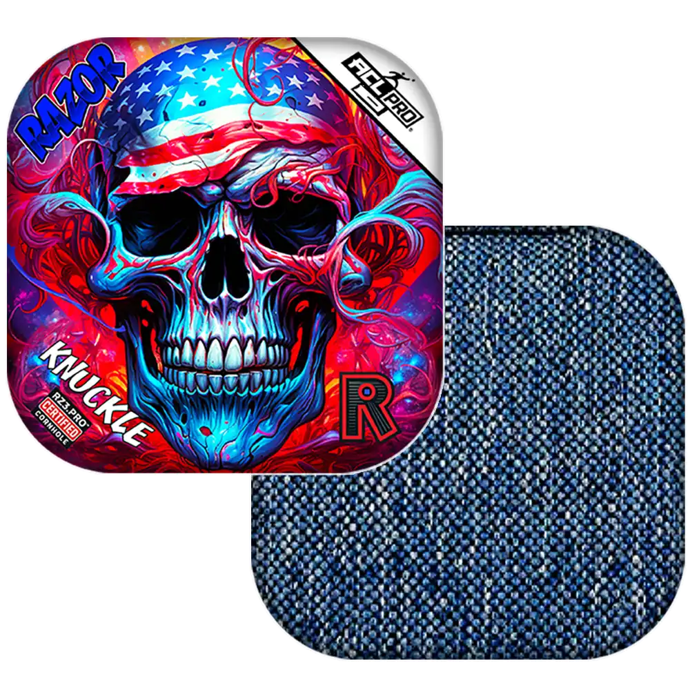 Knuckle | Skull Merica | ACL PRO Razor Cornhole Bags