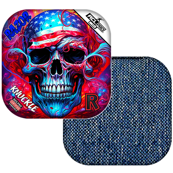 Knuckle | Skull Merica | ACL PRO Razor Cornhole Bags