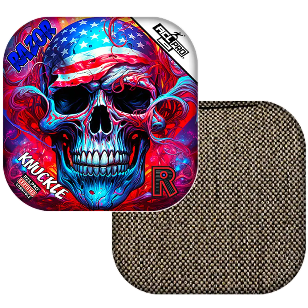 Knuckle | Skull Merica | ACL PRO Razor Cornhole Bags