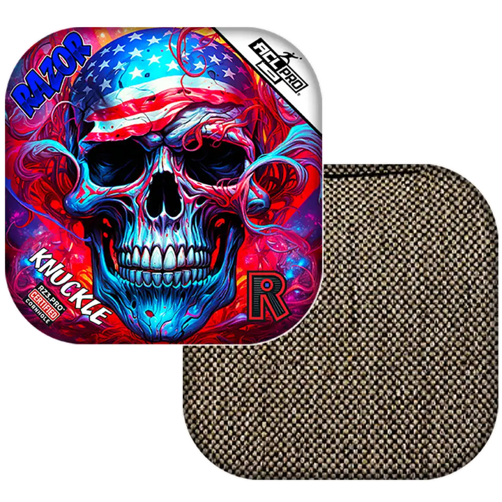 Knuckle | Skull Merica | ACL PRO Razor Cornhole Bags