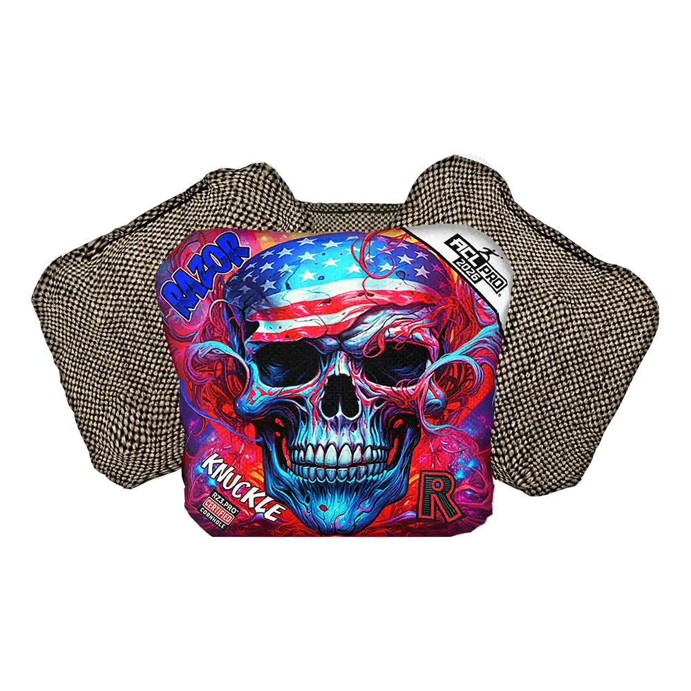 Knuckle | Skull Merica | ACL PRO Razor Cornhole Bags