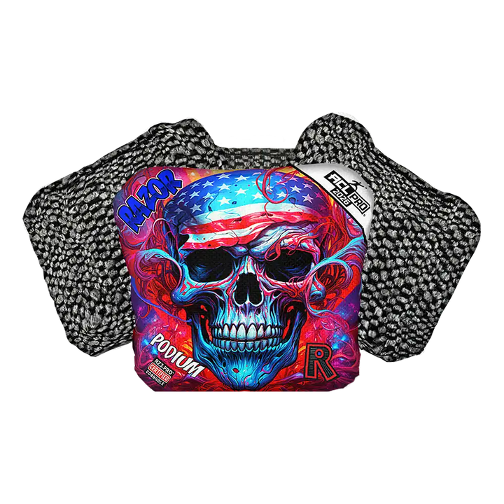 Podium | Skull Merica | ACL PRO Razor Cornhole Bags