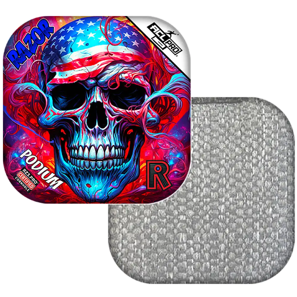 Podium | Skull Merica | ACL PRO Razor Cornhole Bags