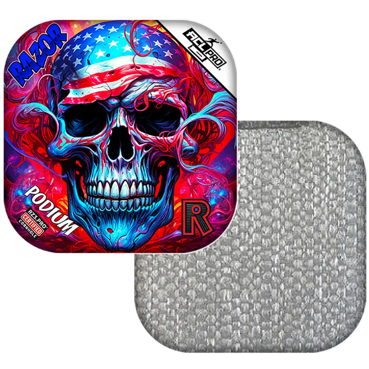 Podium | Skull Merica | ACL PRO Razor Cornhole Bags