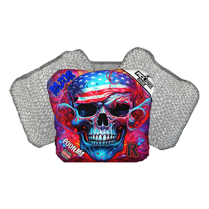 Podium | Skull Merica | ACL PRO Razor Cornhole Bags