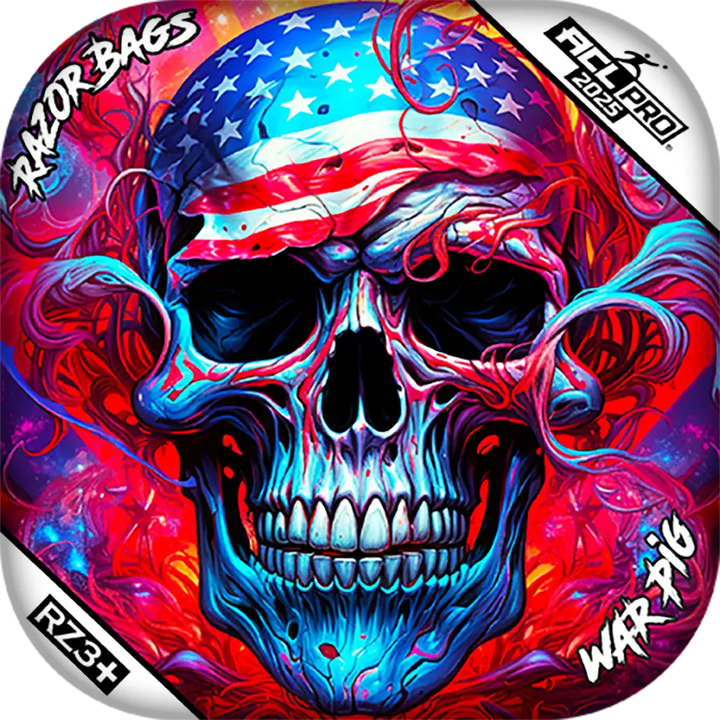 War Pig PRO | Skull Merica | Razor Cornhole Bags