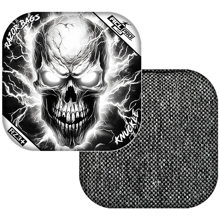 Knuckle | Skull Lighting Strike | ACL PRO Razor Cornhole Bags