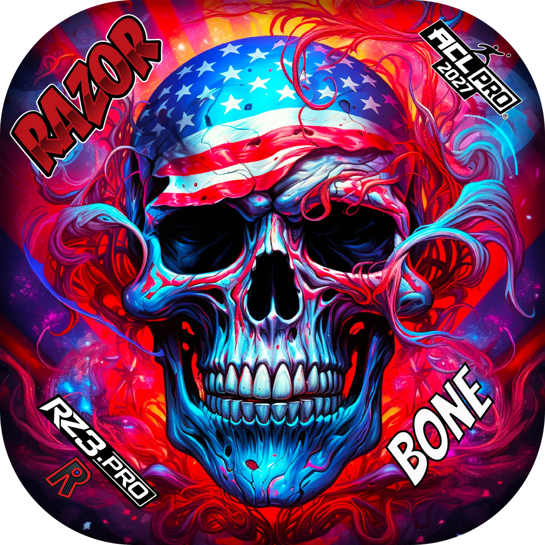 Bone PRO Skull Merica Cornhole Bags