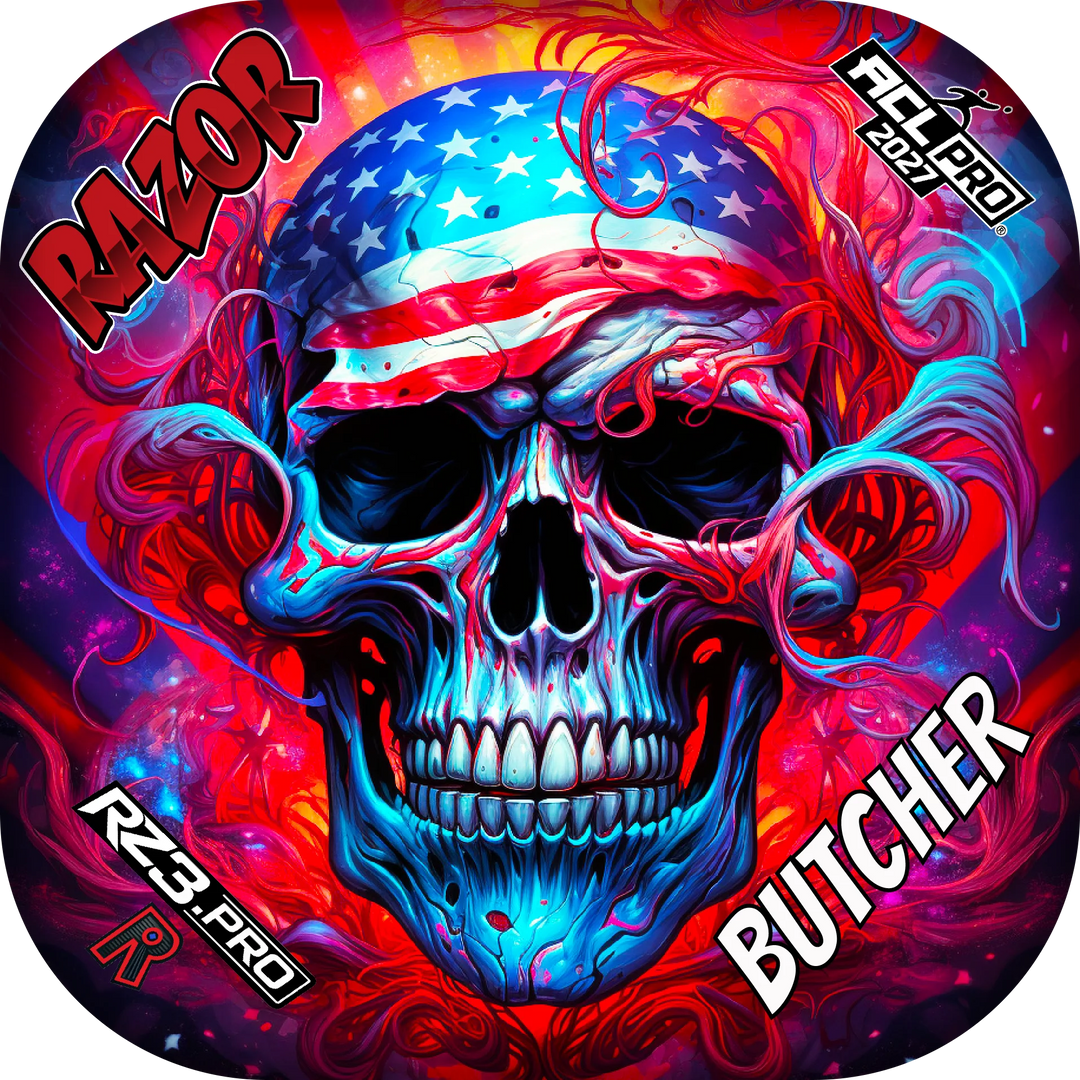 Butcher PRO Skull Merica Cornhole Bags