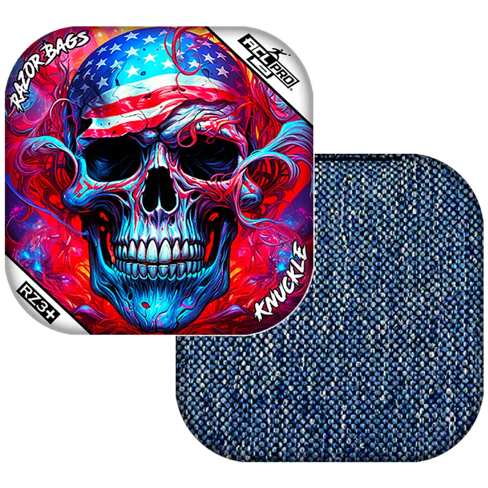 Knuckle | Skull Merica | ACL PRO Razor Cornhole Bags