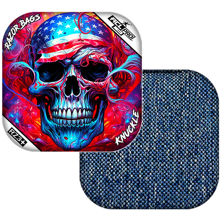 Knuckle | Skull Merica | ACL PRO Razor Cornhole Bags