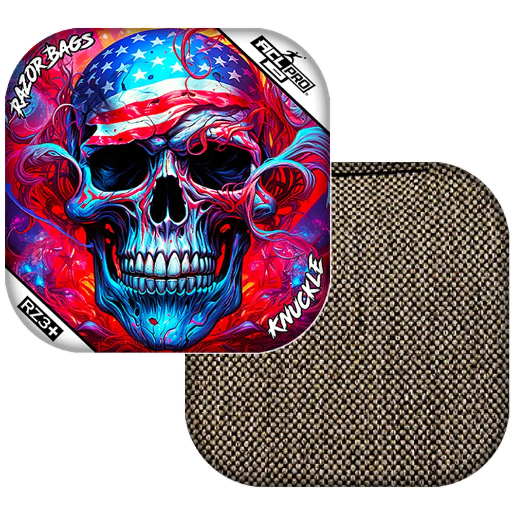 Knuckle | Skull Merica | ACL PRO Razor Cornhole Bags