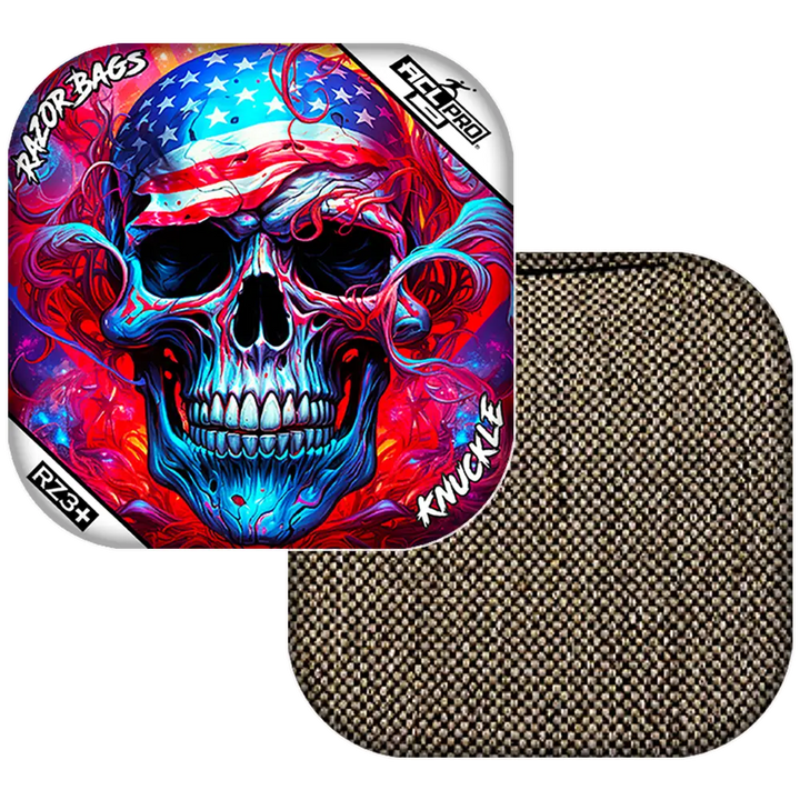 Knuckle | Skull Merica | ACL PRO Razor Cornhole Bags