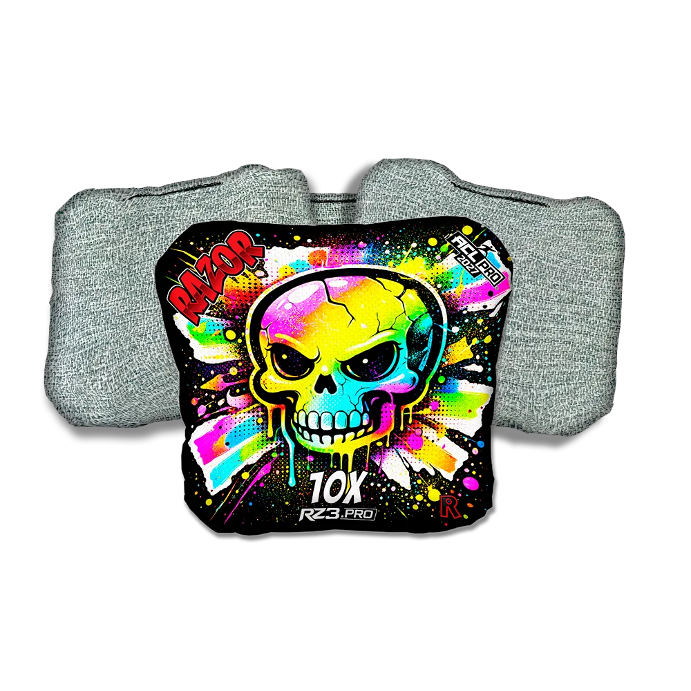 10 X PRO Skull SP Light Back Cornhole Bags