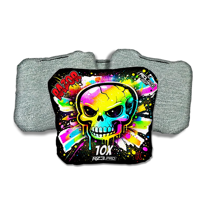 10 X PRO Skull SP Light Back Cornhole Bags