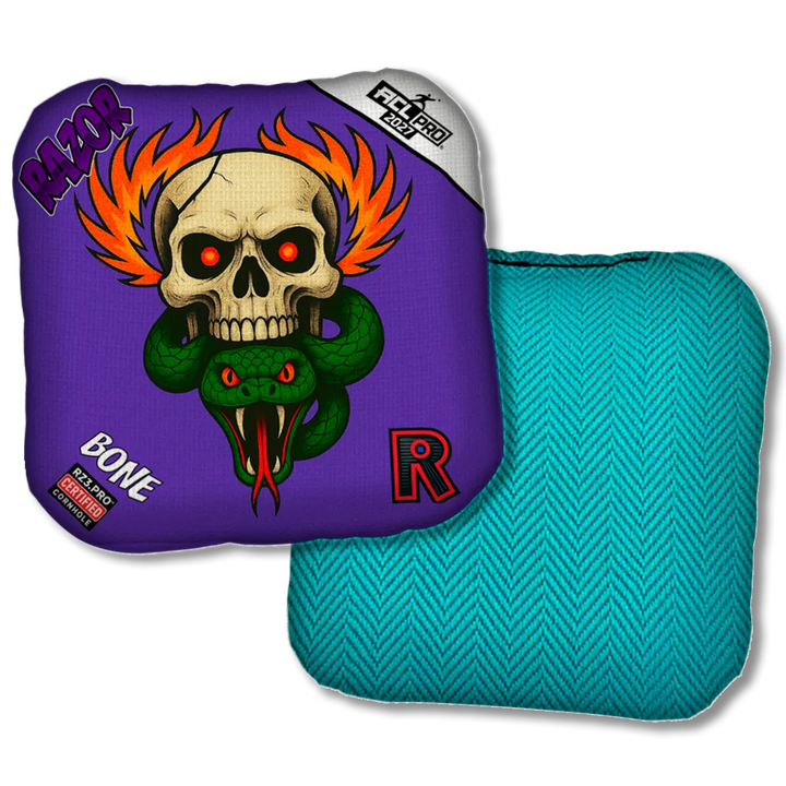 Bone PRO Skull Fire Teal Back Product View