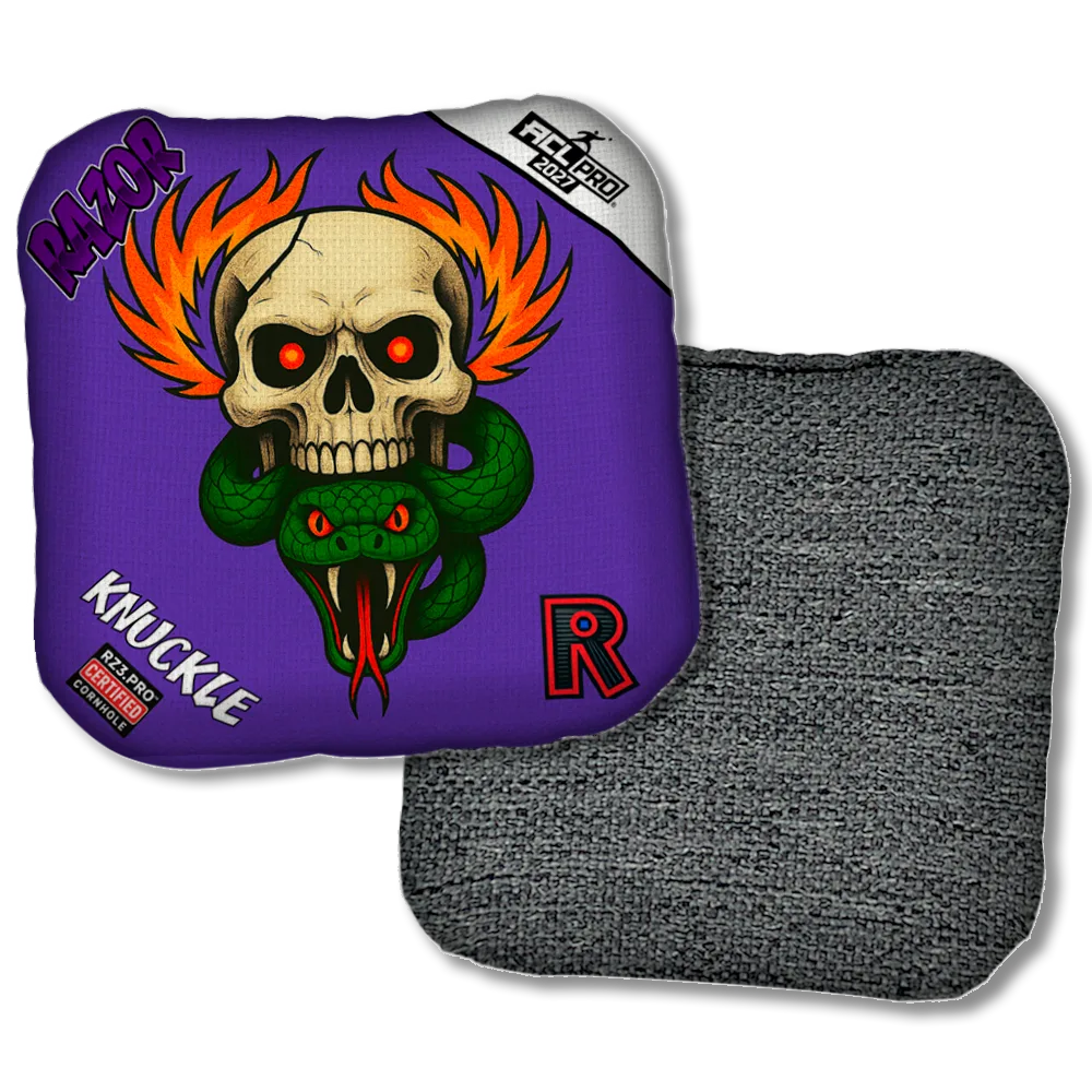 Knuckle PRO Skull Fire Black Back Product View