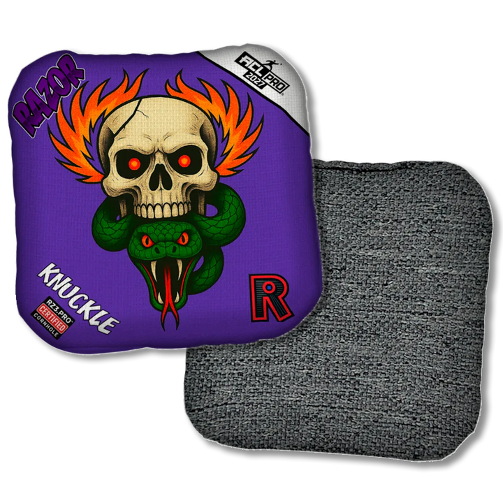 Knuckle PRO Skull Fire Black Back Product View