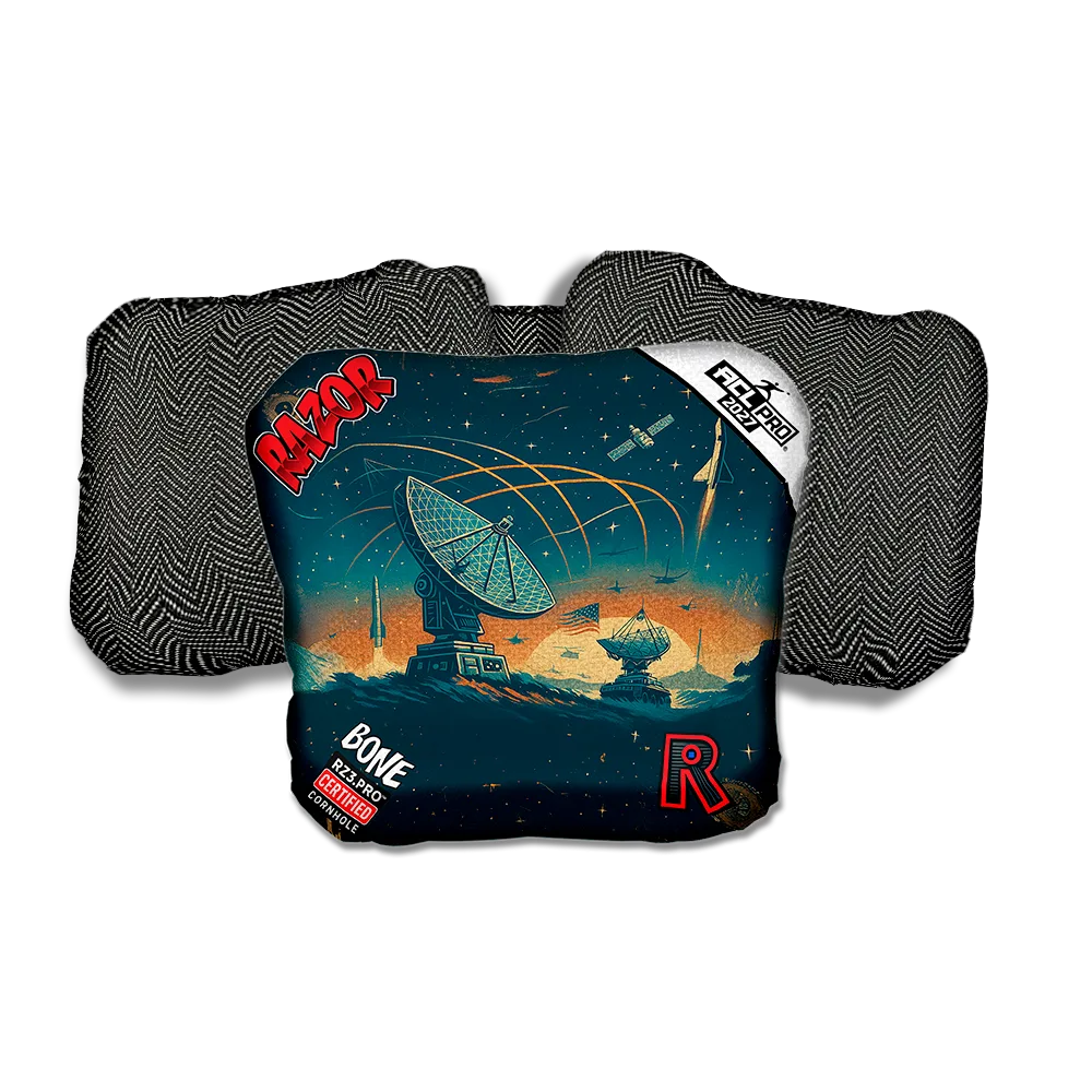 Bone PRO Skywatch Black Back Cornhole Bags