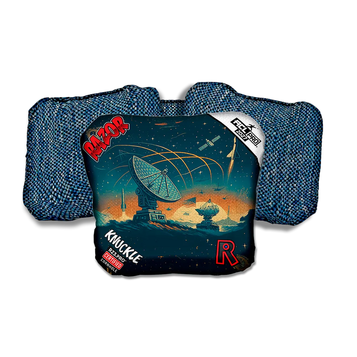 Knuckle PRO Skywatch Blue Back Cornhole Bags
