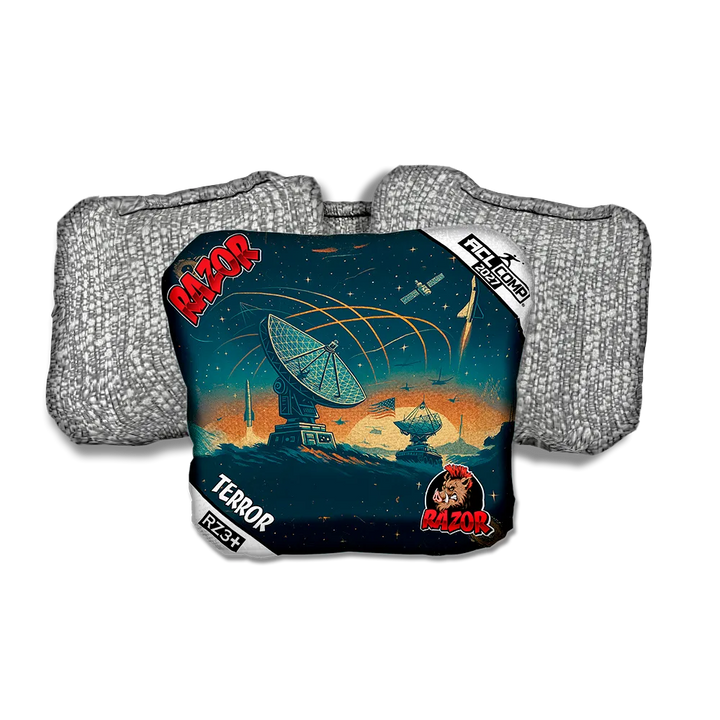 Terror COMP Skywatch Silver Back Cornhole Bags