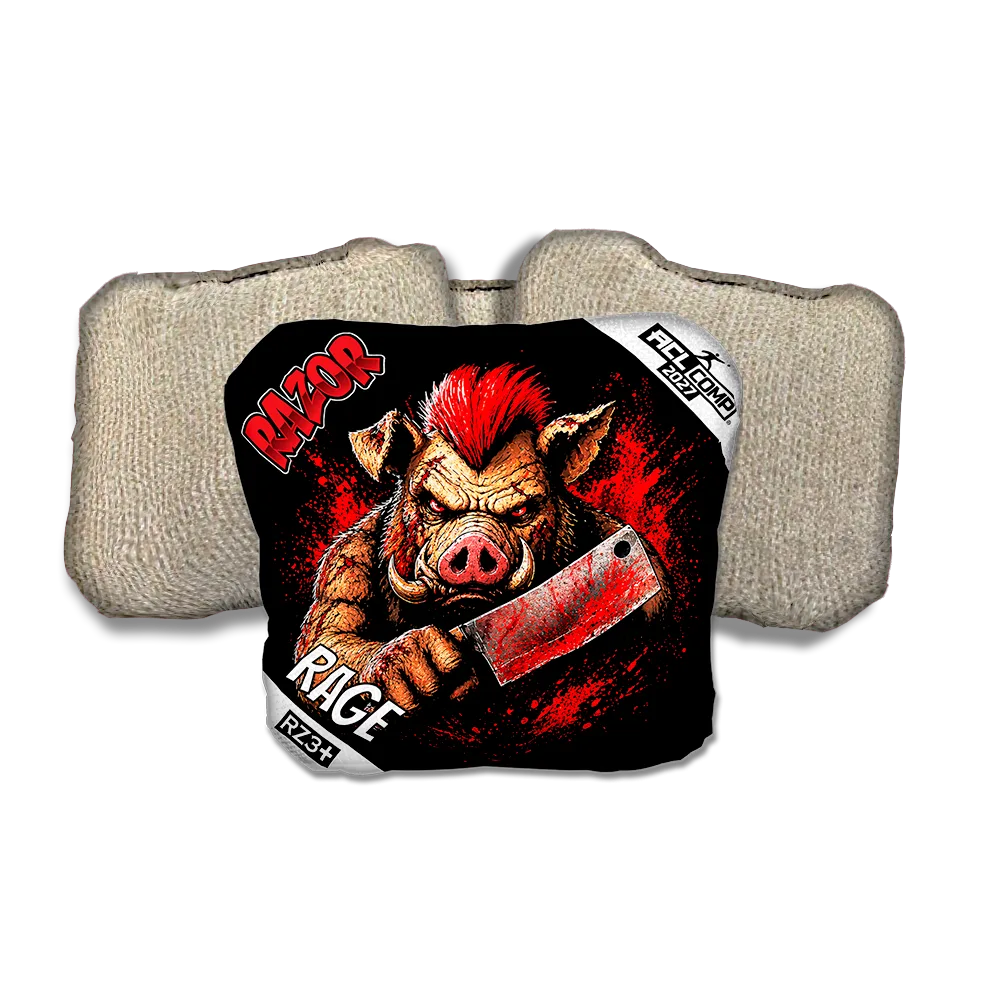 Rage COMP Slaughterhouse Tan Back Cornhole Bags