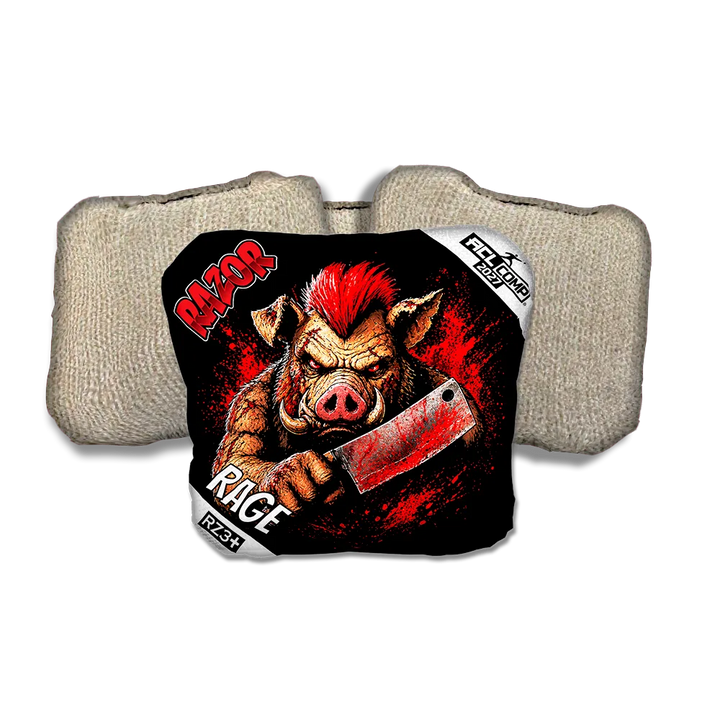 Rage COMP Slaughterhouse Tan Back Cornhole Bags
