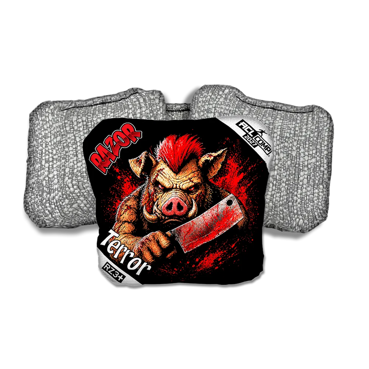 Terror COMP Slaughterhouse Silver Back Cornhole Bags