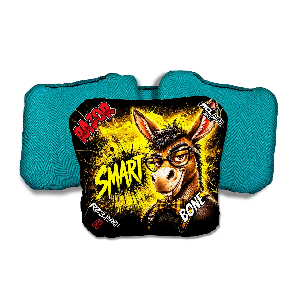 Bone PRO Smart A Teal Back Cornhole Bags