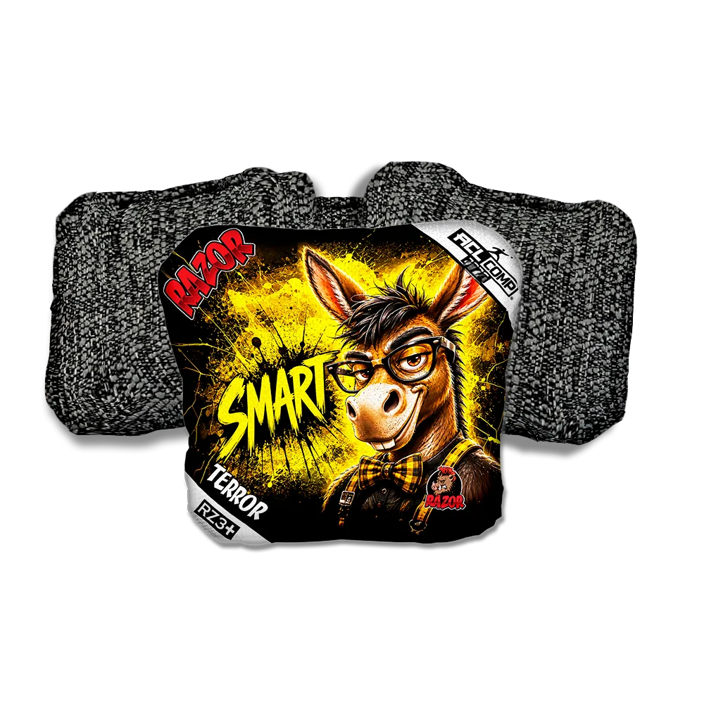 Terror COMP Smart A Black Back Cornhole Bags