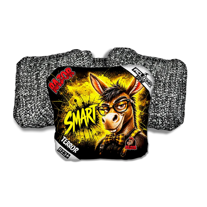 Terror COMP Smart A Salt Pepper Back Cornhole Bags