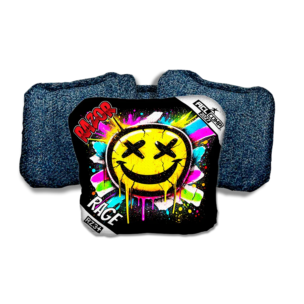 Rage COMP Smile SP Blue Back Cornhole Bags