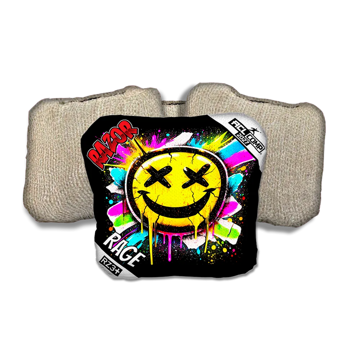 Rage COMP Smile SP Tan Back Cornhole Bags